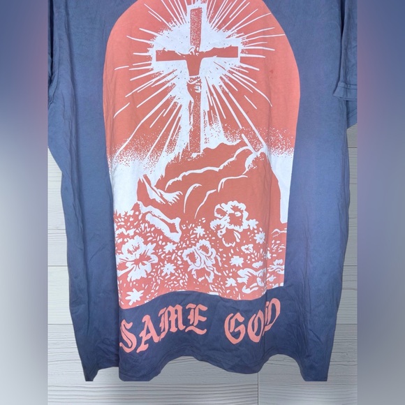 ELEVATION WORSHIP Women’s Casual Oversized Graphic Drop Shoulder Tee - Picture 7 of 11